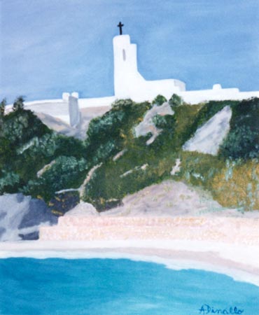 Greece Acrylic on Canvas, 12 x 16 in.