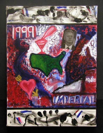 Imperial Acrylic on Canvas, 12 x 16 in. For Sale