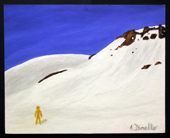 Mammoth Acrylic on Canvas Board, 20 x 16 in.