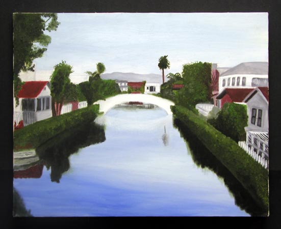 Venice Beach Oil on Canvas, 20 x 16 in. For Sale