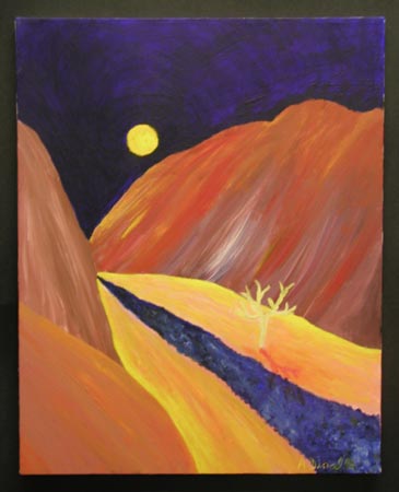 Colorado River Acrylic on Canvas, 12 x 16 in. For Sale